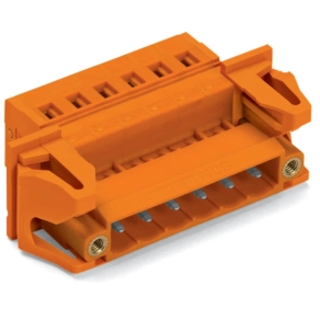 Wago 231-635/129-000 apacsatlakozó, 5 pólusú, 2,5 mm², 5,08 mm, narancssárga