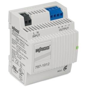 Wago 787-1012 Compact kapcsolóüzemű tápegység, 1 fázisú, 24 V DC, 2,5 A