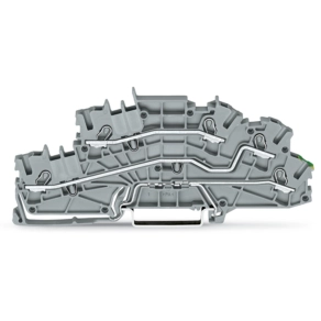 Wago 2003-6645 többemeletes installációs sorkapocs, 2,5 mm², L/L/PE, működtetőnyílással, Push-in CAGE CLAMP®, szürke