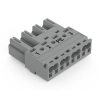 Wago 770-254/062-000 WINSTA® MIDI dugó, 4 pólusú, B kódolású, 4 mm², 25 A, szürke