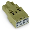 Wago 770-272 WINSTA® MIDI dugó, 2 pólusú, B kódolású, 25 A, világoszöld