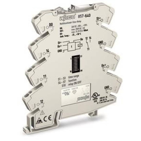   WAGO 857-640 Multifunkciós időzítőrelé 1 váltóérint.8 időtartomány 14 funkció