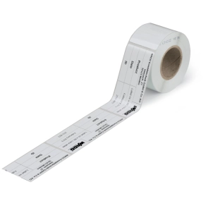 Wago 210-803 típusjelölő címke, 99 x 44 mm, fehér