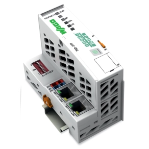 Wago 750-377 PROFINET IO terepibusz-csatoló, 3. generáció, ECO Advanced, 1 I/O vezérlő és 1 I/O felügyelő, integrált kétportos switch