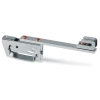 Wago 790-302 gyűjtősíntartó 10 × 3 mm rézgyűjtősínhez, egyoldalas, egyenes, DIN 35 sínhez, ezüstszínű