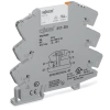 Wago 857-304 relémodul, 24 V DC, 1 váltóérintkező, 6 A tartós határáram, sárga állapotjelzés, 6 mm széles, szürke