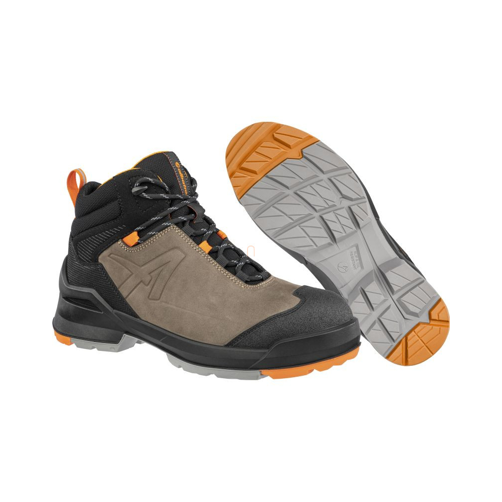 Munkavédelmi bakancs Albatros Taraval Brown Mid 42-es S3L ESD FO SR ALB-638020-42