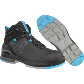   Munkavédelmi bakancs Albatros Taraval Black/Blue Mid 42-es S3L ESD FO SR ALB-638040-42