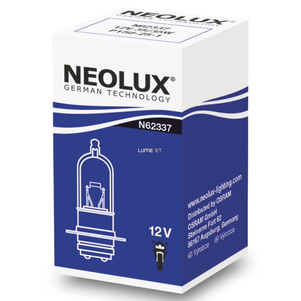 Neolux N62337 12V 35W/35W motor izzó