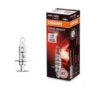   Osram Off-road Super Bright Premium H1 halogén izzó, extra fényerő, közúton nem használható, 100 W, 62200SBP, 1 darab/doboz