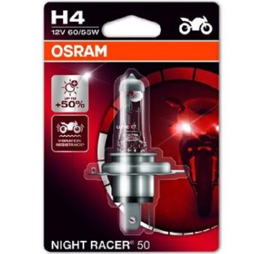 Osram Night Racer +50% H4 autóizzó 12V 60W, 1db/bliszter