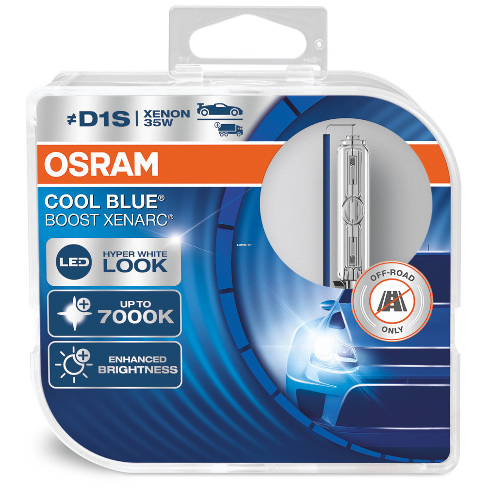 Osram Xenarc Cool Blue Boost NextGen D1S xenon 2db/csomag- 1év garancia