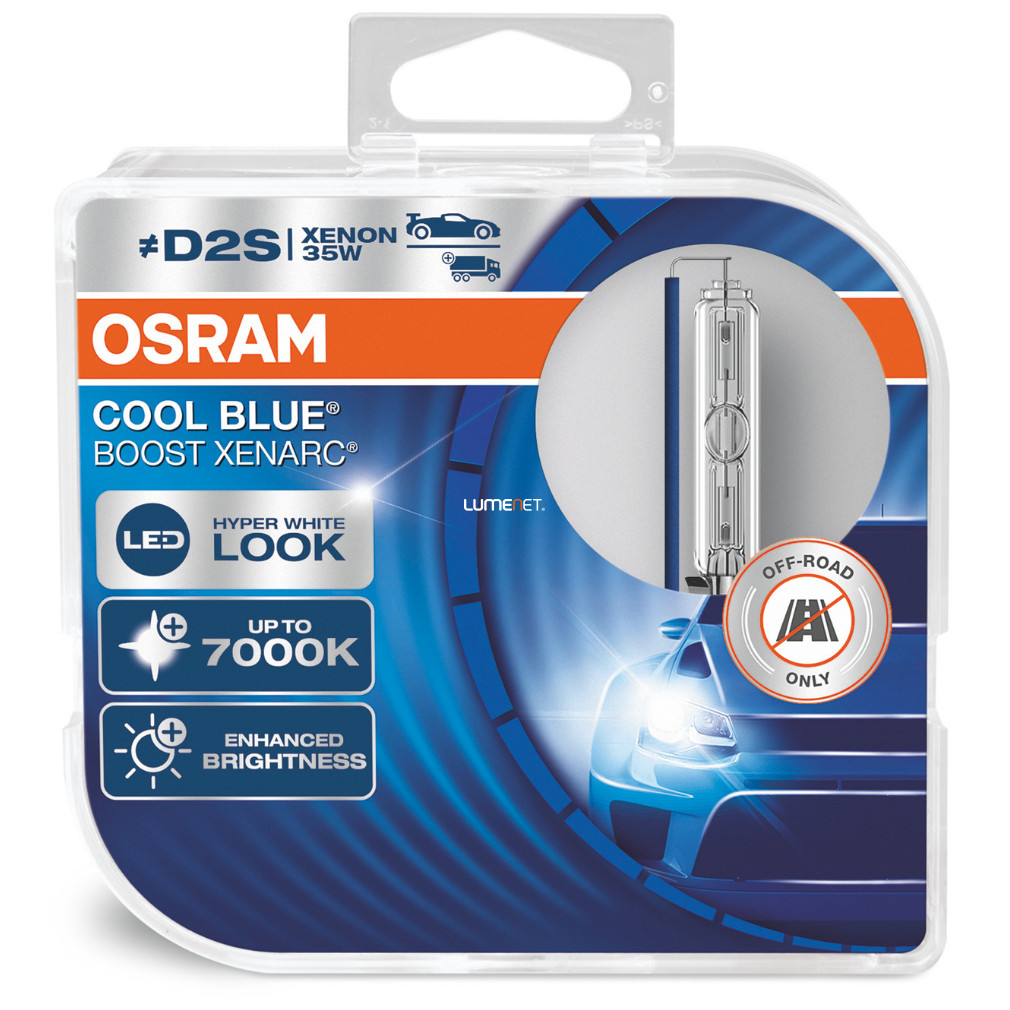 Bontott csomagolású Osram Xenarc Cool Blue Boost NextGen D2S 2db/csomag