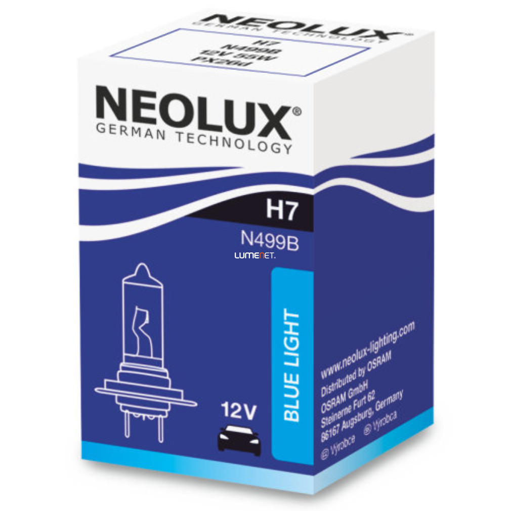 Neolux Blue Light H7 autóizzó 1 darabos