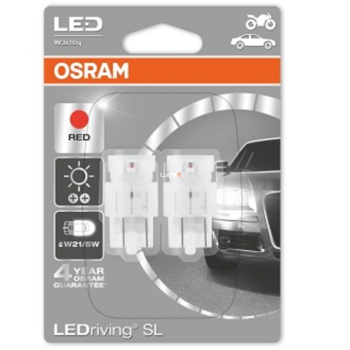 OSRAM LEDriving W21/5W jelzőizzó 12V 0,5W, 2db/bliszter
