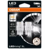 Osram LEDriving SL W21W/5W borostyánsárga LED izzó, kettős fényerő, gyors jelzésváltás, ≙ W21/5W, W3x16q foglalat, 7515DYP-2BL, 2db/bliszter