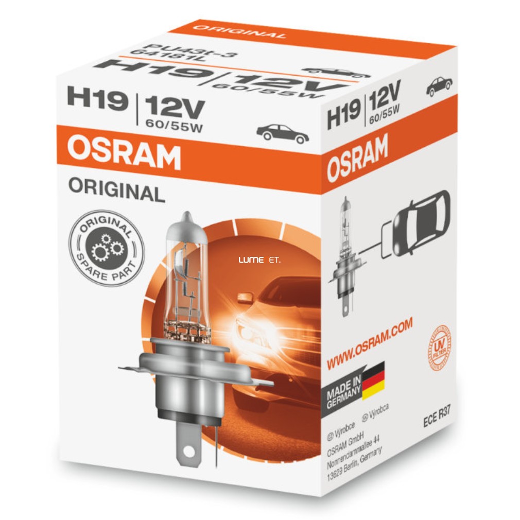 Osram Original Line H19 fényszóró lámpa 1db/csomag