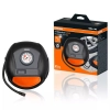 Osram Tyreinflate 200, gyors gumiabroncs kompresszor feltekerhető 3 m-es kábellel, 4,5 perces felfújási idő, analóg kijelzővel és adapterkészlettel, OTI200