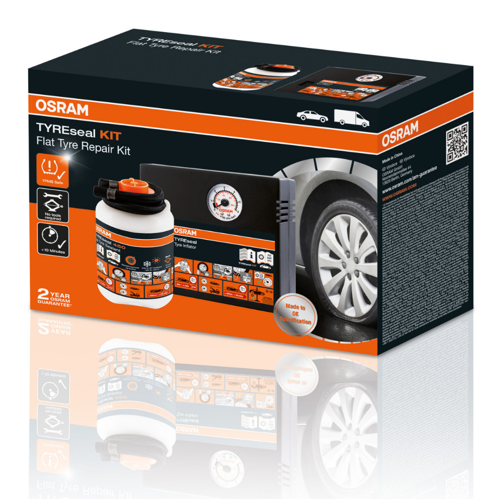 Osram OTSK4 TYREseal KIT autó gumiabroncs javító szett - Lumenet