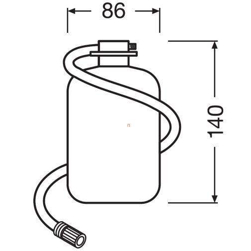 Kit gonfia e ripara pneumatici auto e moto Osram Tyre seal OTSK4