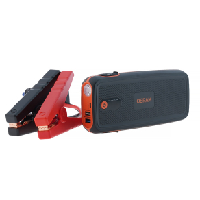   Osram Batterystart 400 lítium gyorsindító, 16800 mAh akkumulátorral, 2000 A csúcsteljesítménnyel, powerbank és LED munkalámpa funkcióval, 12 V-os járművekhez, 8 l-es benzin- és 4 l-es dízelmotorig, OBSL400