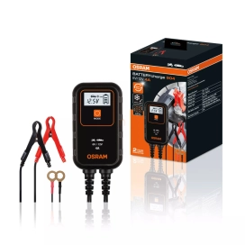   Osram Batterycharge 904, 4 A intelligens akkumulátortöltő és szinten tartó 6 V/12 V rendszerekhez, 7/9 fokozatú töltési ciklussal, digitális kijelzővel, OEBCS904, Start/Stop