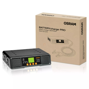   Osram Batterycharge Pro 100A, 12 V/24 V professzionális akkumulátortöltő 100 A töltőárammal, 7/9 szakaszos töltés, LCD kijelzővel, OSCP10024