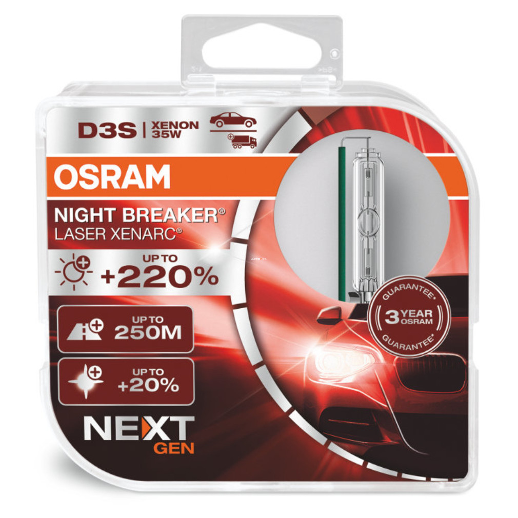 Osram Xenarc Night Breaker Laser nextGen D3S +220% 2db/csomag