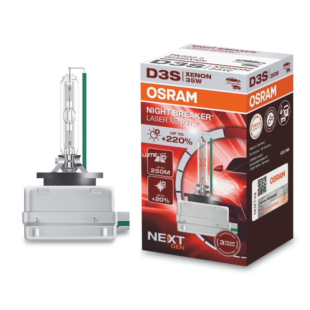 Osram Xenarc Night Breaker Laser nextGen D3S +220% 1db/doboz