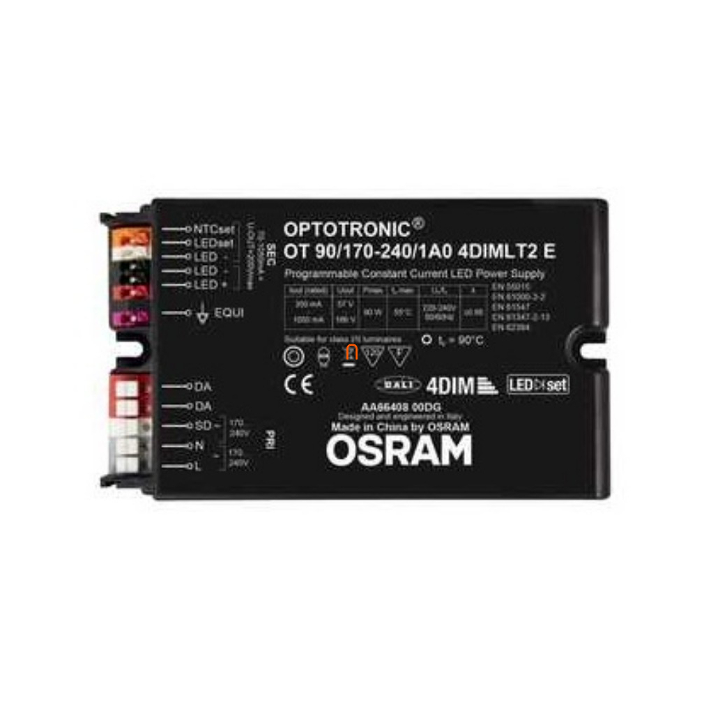 LED tápegység 90W 70…1050 mA OT OT 90/170-240/1A0 4DIMLT2 E DIMUNV1 OSRAM 4052899925205