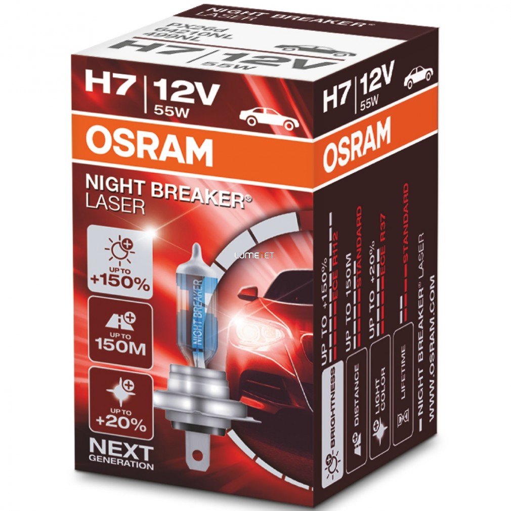 Osram Night Breaker Laser H7 150%