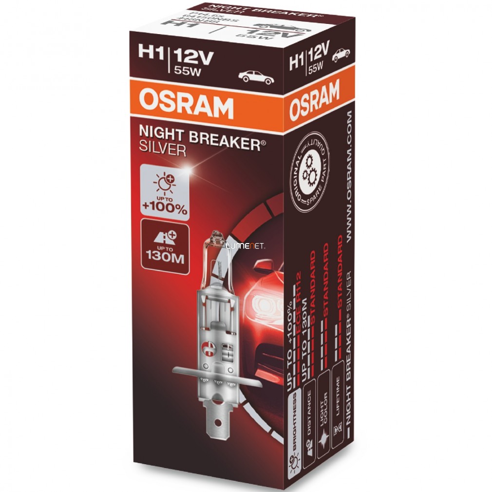 Osram Night Breaker Silver H1 +100%
