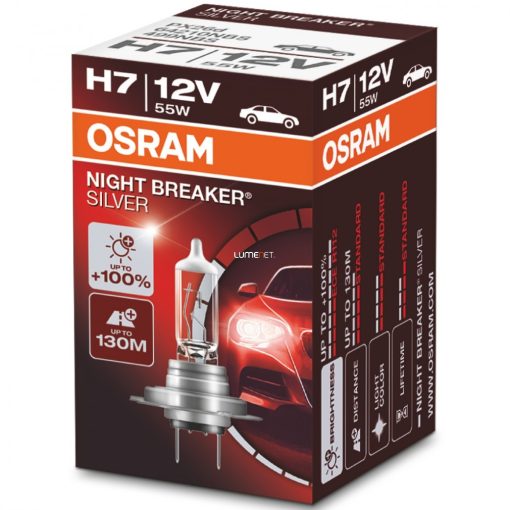 Osram Night Breaker Silver H7 +100 - Lumenet