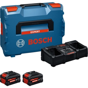   Bosch akku szett (2x EXBA 18V-80, EXAL 18V2-320) L-Boxx-ban 1600A0373X