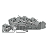 Wago 2005-7642 többemeletes installációs sorkapocs, 4 mm², L/L, kezelőszerszámos működtetéssel, Push-in CAGE CLAMP®, szürke