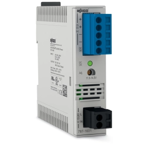 Wago 787-1601 Classic kapcsolóüzemű tápegység, 1 fázisú, 12 V DC, 2 A, NEC Class 2, DC OK jelzés