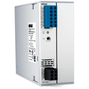 Wago 787-1631 Classic kapcsolóüzemű tápegység, 1 fázisú, 12 V DC, 15 A, TopBoost, DC OK kontaktus
