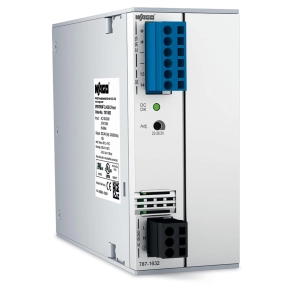 Wago 787-1632 Classic kapcsolóüzemű tápegység, 1 fázisú, 24 V DC, 10 A, TopBoost, DC OK kontaktus