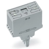 Wago 286-336/001-000 relémodul, 24 V DC, 2 bontó- és 2 záróérintkező, piros állapotjelzés, 25 mm széles, szürke