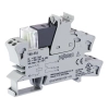 Wago 788-354 relémodul világítási terhelésekhez, 24 V DC, 1 váltóérintkező, 16 A tartós határáram, piros állapotjelzés, 15 mm széles, 2,5 mm², szürke