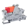 Wago 788-516 relémodul, 230 V AC, 2 váltóérintkező, 8 A tartós határáram, piros állapotjelzés, 15 mm széles, 2,5 mm², szürke