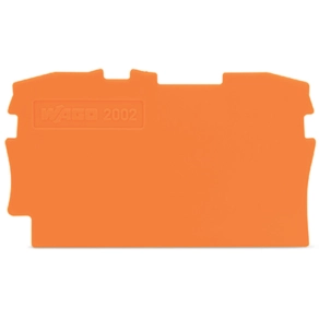 Wago 2002-1292 vég- és válaszlap, 0,8 mm vastag, narancssárga