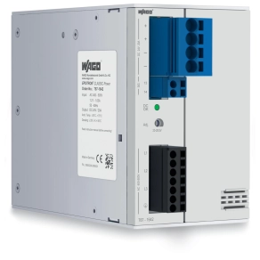 Wago 787-1642 Classic kapcsolóüzemű tápegység, 3 fázisú, 24 V DC, 20 A, TopBoost, DC OK kontaktus