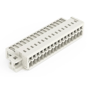 Wago 734-316/019-000 apacsatlakozó, 16 pólusú, 1,5 mm², 3,5 mm, világosszürke