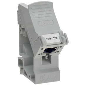 Wago 289-195 RJ-45 interfészmodul, IDC-technológia, Cat. 6, árnyékolt csatlakozással