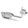 Wago 790-350/790-398 rugalmas gyűjtősíntartó 10 × 3 mm rézgyűjtősínhez, DIN 35 sínhez, ezüstszínű