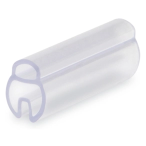 Wago 211-924 jelölőhüvely a 211-821 jelölőhöz, 23 mm hossz, 4–7 mm külső kábelátmérőhöz, halogéntartalmú PVC, átlátszó