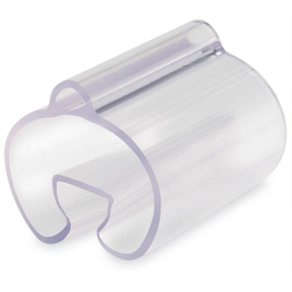 Wago 211-927 jelölőhüvely a 211-821 jelölőhöz, 23 mm hossz, 14–22 mm külső kábelátmérőhöz, halogéntartalmú PVC, átlátszó