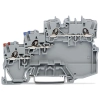 Wago 2000-5311 3 vezetékes érzékelő sorkapocs, színjelölt vezetőbemenettel, 1 mm², Push-in CAGE CLAMP®, szürke