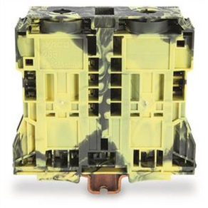   WAGO 285-1181 2 vezetékes átmenő sorkapocs185 mm2, sötét szürke-sárga